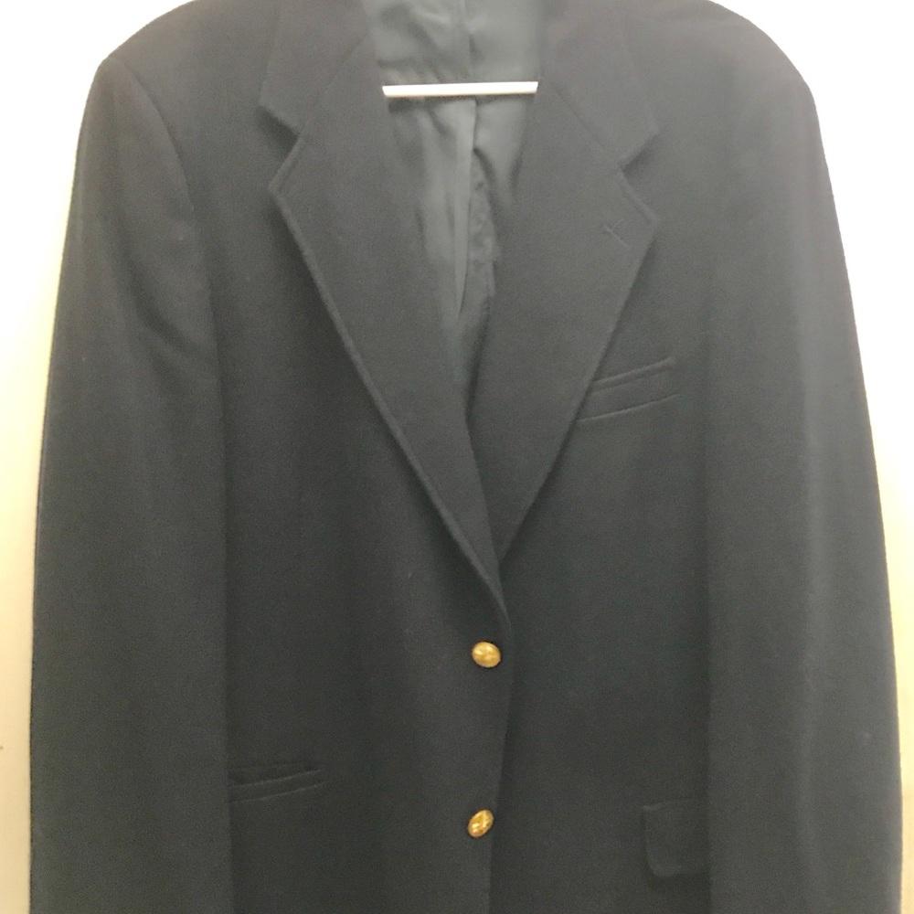 Vintage jacket wool mens NAVY color